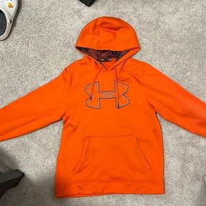 orange hoodie